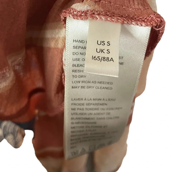 Free People Daria Shirtdress Floral Maxi Size Small Button Up Boho Flowy Retro - Picture 8 of 12